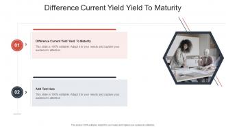 Difference Current Yield Yield To Maturity In Powerpoint And Google Slides Cpb