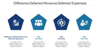 Difference Deferred Revenue Deferred Expenses Ppt Powerpoint Presentation Inspiration Influencers Cpb