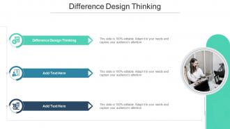 Difference Design Thinking In Powerpoint And Google Slides Cpb