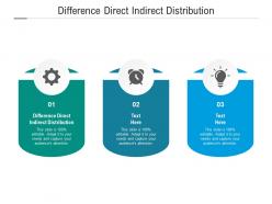 Difference direct indirect distribution ppt powerpoint presentation inspiration structure cpb