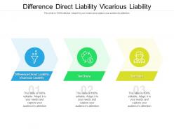 Difference direct liability vicarious liability ppt ideas design ideas cpb