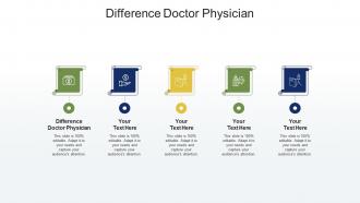 Difference doctor physician ppt powerpoint presentation portfolio format ideas cpb