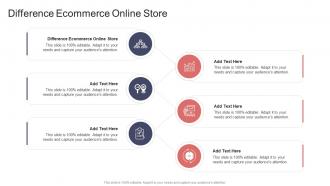 Difference Ecommerce Online Store In Powerpoint And Google Slides Cpb