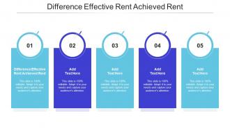 Difference Effective Rent Achieved Rent Ppt PowerPoint Presentation Inspiration Cpb