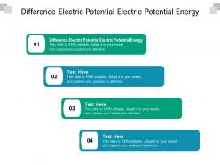 Difference electric potential electric potential energy ppt powerpoint presentation file cpb