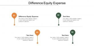 Difference equity expense ppt powerpoint presentation inspiration layouts cpb