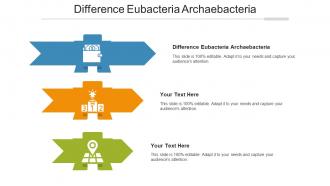 Difference Eubacteria Archaebacteria Ppt Powerpoint Presentation Show Vector Cpb