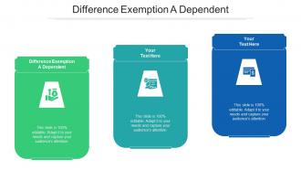 Difference exemption a dependent ppt powerpoint presentation styles portrait cpb