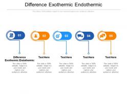 Difference exothermic endothermic ppt powerpoint presentation files cpb
