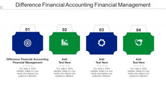 Difference Financial Accounting Financial Management Ppt Powerpoint Presentation Inspiration Cpb