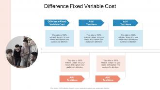 Difference Fixed Variable Cost In Powerpoint And Google Slides Cpb