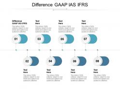 Difference gaap ias ifrs ppt powerpoint presentation gallery design inspiration cpb