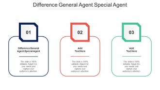 Difference General Agent Special Agent Ppt Powerpoint Presentation Show Cpb