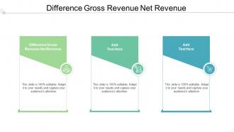 Difference Gross Revenue Net Revenue In Powerpoint And Google Slides Cpb