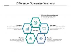 Difference guarantee warranty ppt powerpoint presentation file slide cpb