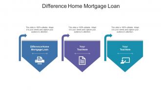 Difference home mortgage loan ppt powerpoint presentation gallery deck cpb