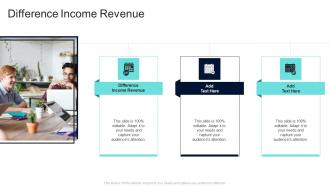 Difference Income Revenue In Powerpoint And Google Slides Cpb