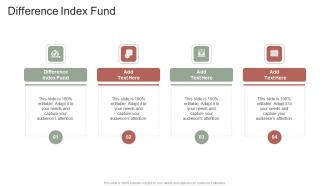 Difference Index Fund In Powerpoint And Google Slides Cpb