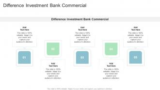 Difference Investment Bank Commercial In Powerpoint And Google Slides Cpb