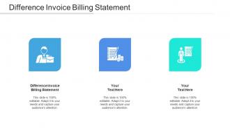 Difference invoice billing statement ppt powerpoint presentation styles gridlines cpb