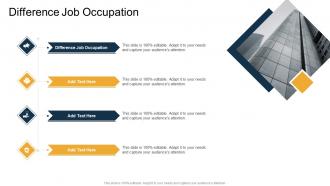 Difference Job Occupation In Powerpoint And Google Slides Cpb