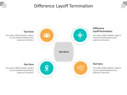 Difference layoff termination ppt powerpoint presentation pictures example topics cpb
