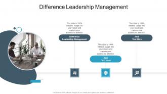Difference Leadership Management In Powerpoint And Google Slides Cpb