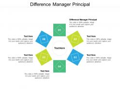 Difference manager principal ppt powerpoint presentation icon gallery cpb