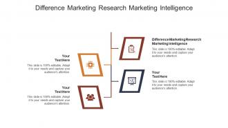 Difference marketing research marketing intelligence ppt powerpoint infographic cpb