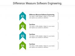 Difference measure software engineering ppt powerpoint presentation show infographic template cpb