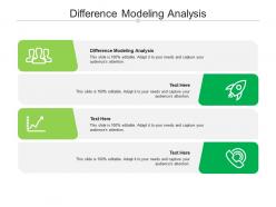 Difference modeling analysis ppt powerpoint presentation slides layouts cpb