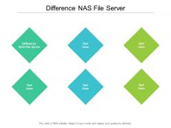 Difference nas file server ppt powerpoint presentation layouts background cpb