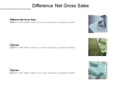 Difference net gross sales ppt powerpoint presentation slides ideas cpb