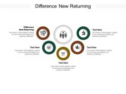Difference new returning ppt powerpoint presentation icon images cpb