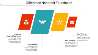 Difference Nonprofit Foundation Ppt Powerpoint Presentation Layouts Graphic Tips Cpb