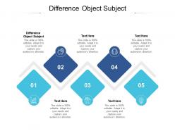 Difference object subject ppt powerpoint presentation show backgrounds cpb