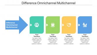 Difference Omnichannel Multichannel Ppt Powerpoint Presentation Model Inspiration Cpb