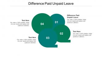 Difference paid unpaid leave ppt powerpoint presentation portfolio visuals cpb