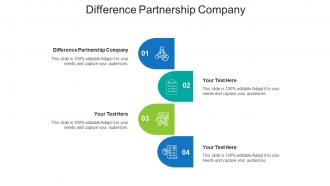 Difference Partnership Company Ppt Powerpoint Presentation Infographic Template Cpb