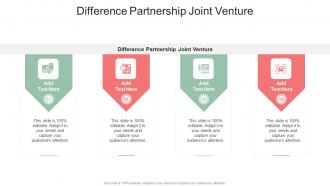 Difference Partnership Joint Venture In Powerpoint And Google Slides Cpb