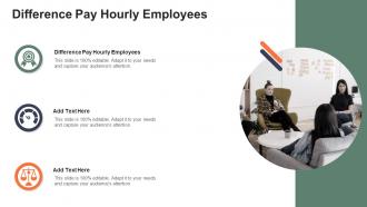 Difference Pay Hourly Employees In Powerpoint And Google Slides Cpb