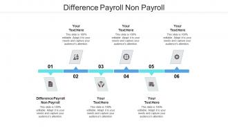 Difference payroll non payroll ppt powerpoint presentation gallery graphics cpb