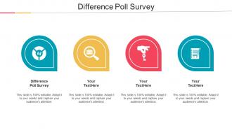 Difference Poll Survey Ppt Powerpoint Presentation Pictures Ideas Cpb