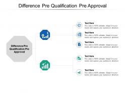 Difference pre qualification pre approval ppt powerpoint presentation gallery graphics tutorials cpb
