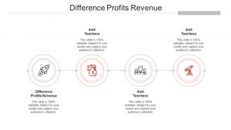 Difference Profits Revenue Ppt Powerpoint Presentation Gallery Display Cpb