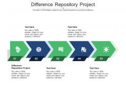 Difference repository project ppt powerpoint presentation pictures design ideas cpb