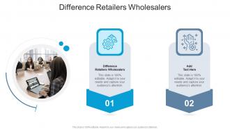 Difference Retailers Wholesalers In Powerpoint And Google Slides Cpb