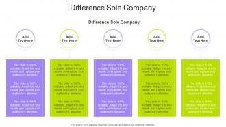 Difference Sole Company In Powerpoint And Google Slides Cpb