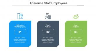 Difference Staff Employees Ppt Powerpoint Presentation Summary Diagrams Cpb
