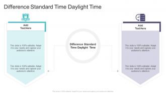 Difference Standard Time Daylight Time In Powerpoint And Google Slides Cpb